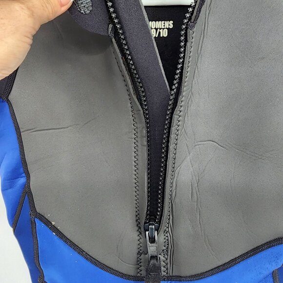 Body Glove Velocity Womens 9/10 Shorty Wetsuit 2mm Neoprene Black Blue - Picture 10 of 11
